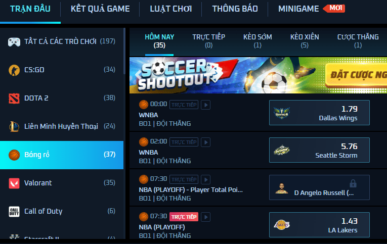 Những tựa game Esport phổ biến